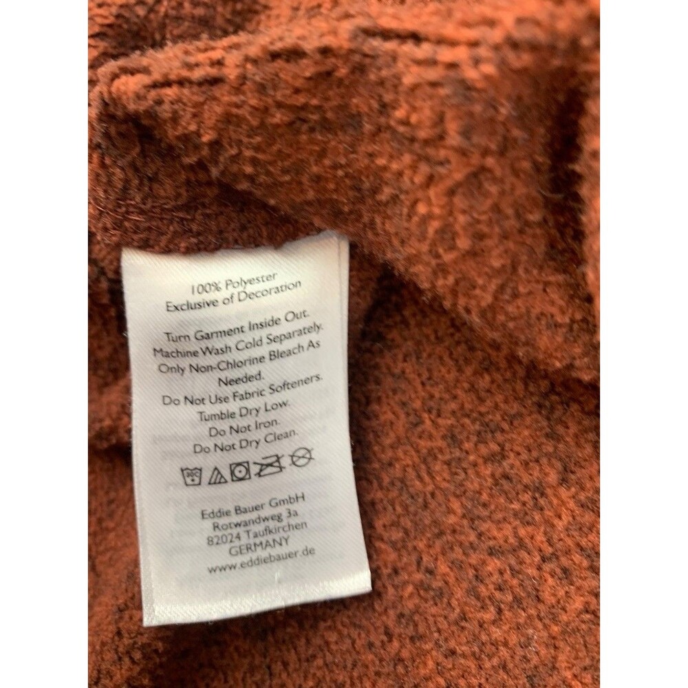 Eddie Bauer Radiator 1/4 Zip Pullover Sweater Fleece  Adobe, Men’s Size XL - Picture 11 of 11
